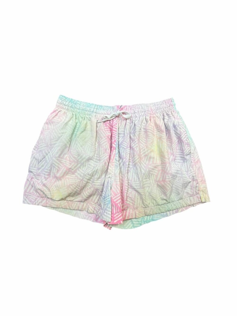 Chubbies Men’s 4” Lined Swim Trunks Pastel Tropical Print Size Large